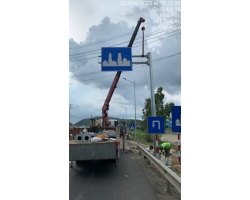 Thi công, lắp đặt cột cần vươn